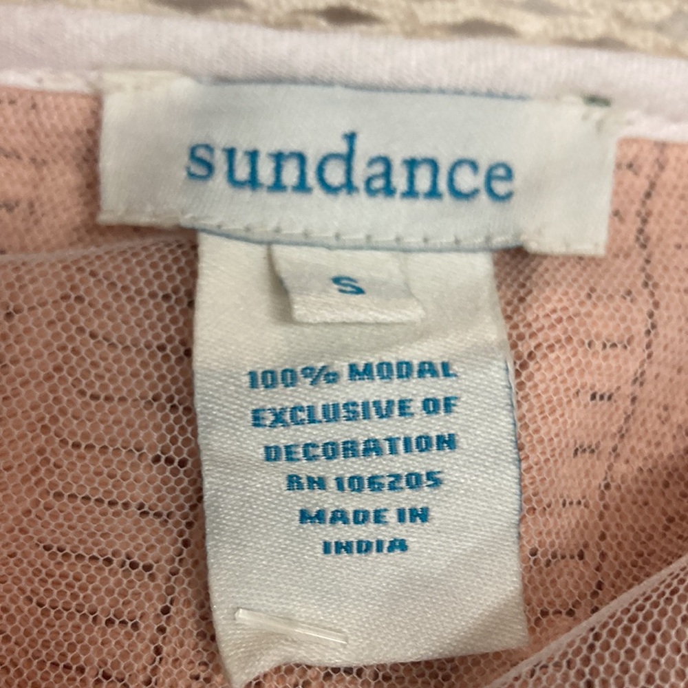 NWT Sundance Boho Rousseau Sheer Blouse Size Small - Picture 8 of 9